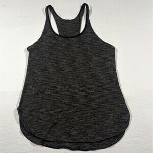 Lululemon Tank Top Heather Gray Scoop Neck Racerback Gym Yoga Running Active 8